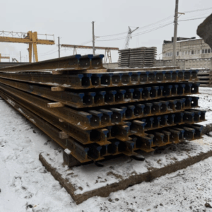 Рельс РП65 ОТ350 с отверстиями 32, длиной 25м - (новый)