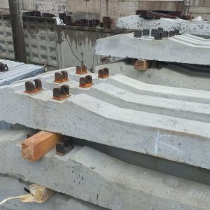 Шпала АРС К без креплений, подходит для кривых участков пути - новая